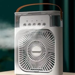 Ventilador humidificador de escritorio portátil
