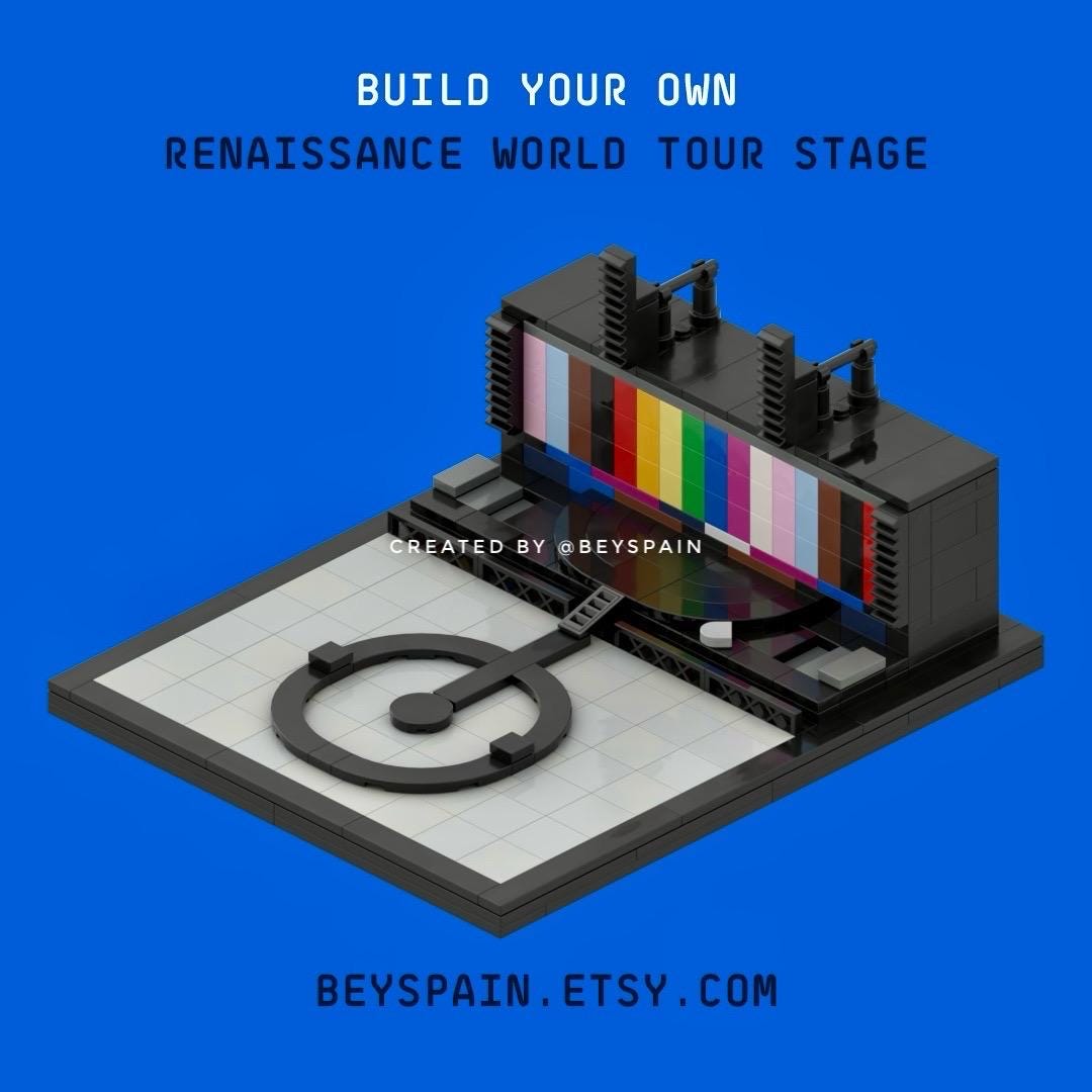 Beyonce Renaissance World Tour Stage (INSTRUCTIONS) - Etsy