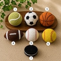 Hacky Sack Crochet Ball Set, Handmade Sports Balls, Footbag Toy, Crochet Soccer Basketball Baseball Softball Football Gift for Kids Adults product logo