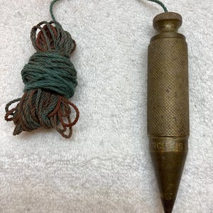 Vintage mässingslod