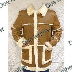 Vintage Suede Leather Jacket Men’s, Western Style Retro Coat, 80s Boho Outerwear, Distressed Brown Suede Biker Jacket , Fall Winter Fashion