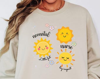 NICU Nurse Sweatshirt, Neonatal ICU Crewneck, Cute NICU Nurse Gift, Baby Nurse Sweater, Nurse Appreciation Pullover, Nursing Student Top