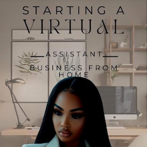 Start a Virtual Assistant Business PLR eBook | Work from Home Guide + Editable & Resell Rights | MRR Digital Product
