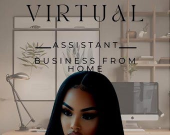 Start a Virtual Assistant Business PLR eBook | Work from Home Guide + Editable & Resell Rights | MRR Digital Product