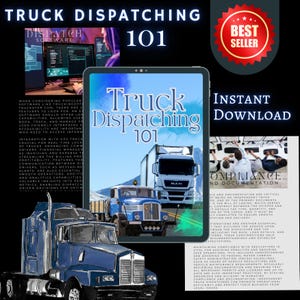 Truck Dispatching 101 | PLR eBook with MRR | Learn to Start a Dispatch Business | Trucking Startup Guide & Checklist