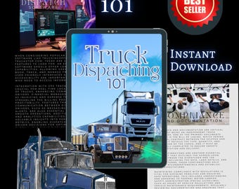 Truck Dispatching 101 | PLR eBook with MRR | Learn to Start a Dispatch Business | Trucking Startup Guide & Checklist