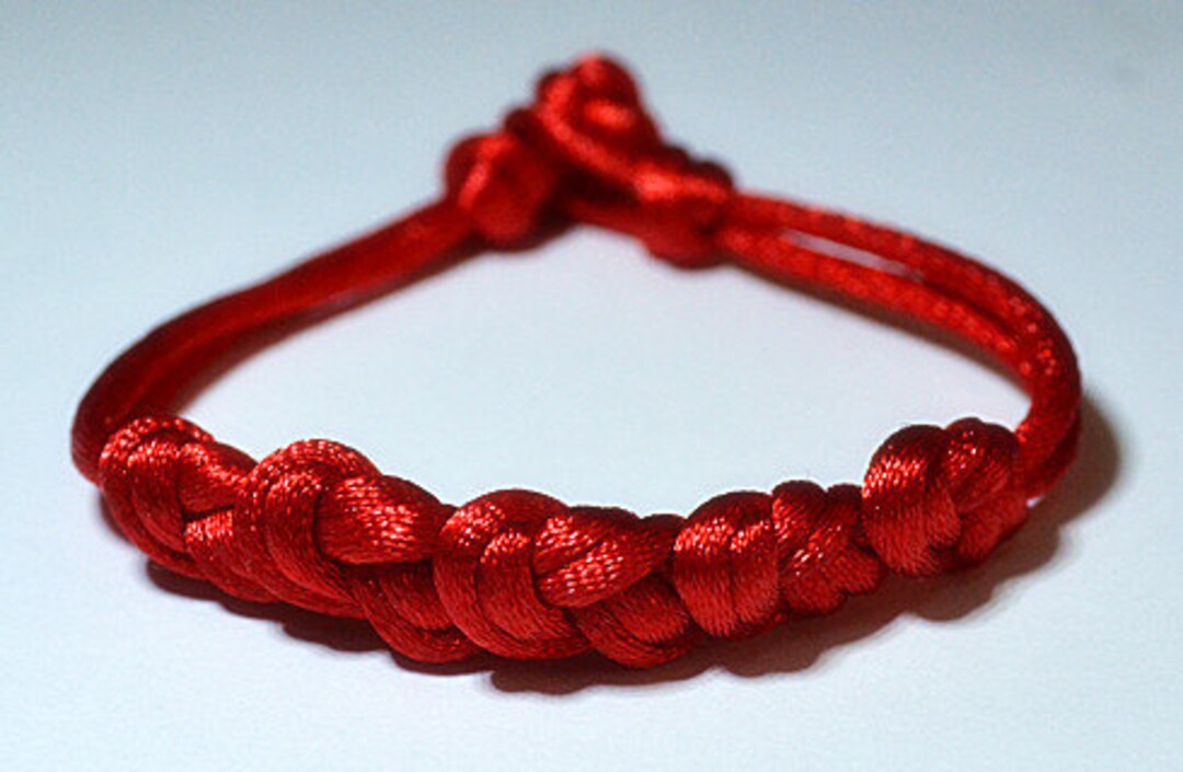 Red Chinese Knot Bracelet Figure Of Eight Knot For Etsy Il 1080xN.333462044