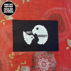 LGBT Patch × Unity Diversity × Sew On Fabric Queer Punk Patch for Jackets or Bags