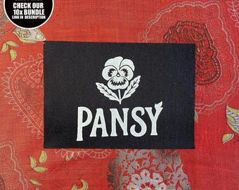 Pansy Queer Pride Sew On Patch