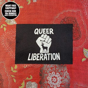 Queer Liberation LGBT Pride Sew On Patch