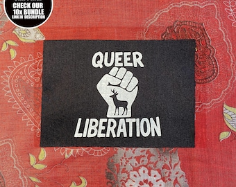Queer Liberation HBTQ Pride Sy-på-lapp