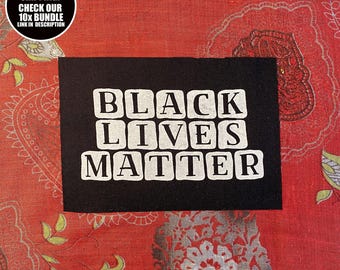 Black Lives Matter Protest Sew On Patch