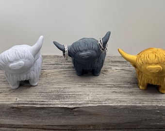 Highland Cow Ring Holder