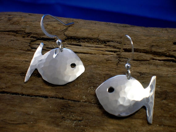 Silver Fish Earrings – Diving Specials Shop