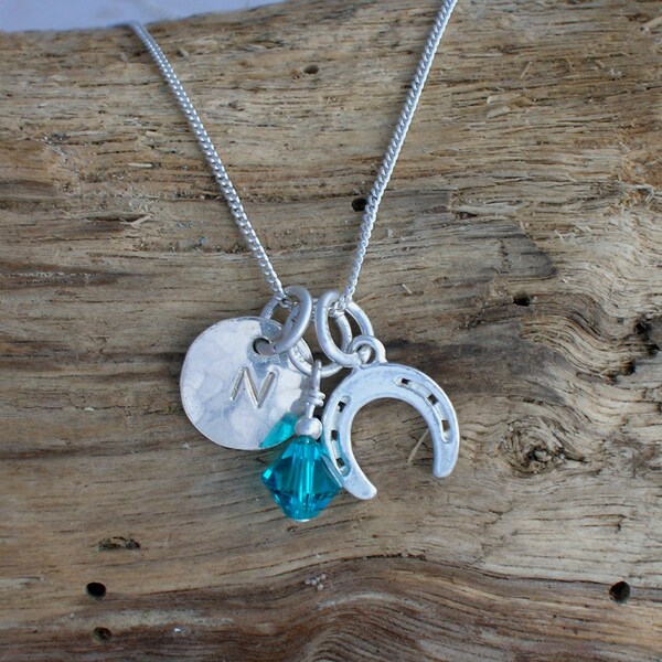 Personalized Horseshoe Necklace Etsy UK