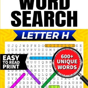Buchstabe H - Wortsuchbuch: Großdruck-Puzzle, Vokabeltrainer