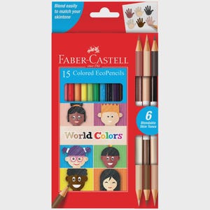 Skin Tone Colored Pencils Set: Portrait Art Supplies with Sharpener