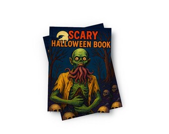 Horror Malbuch für Erwachsene | Gruseliges Halloween, Gothic Kunst