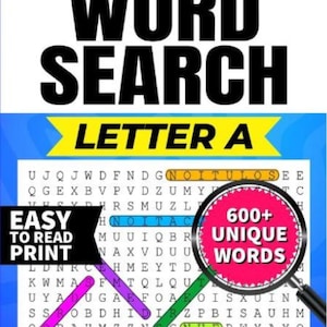 Casse-tête lettre A : vocabulaire en gros caractères (broché)