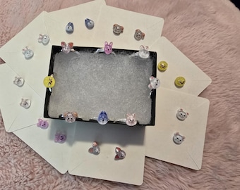 Stray kids Skzoo Earrings with Rings