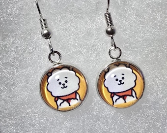 Boucles d'oreilles pendantes BTS 21