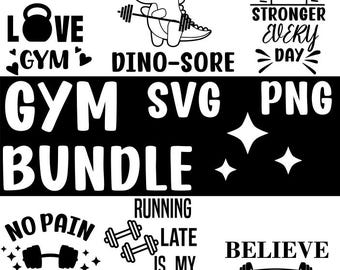 Palestra in formato SVG. Allenamento in formato SVG, Pacchetto palestra in formato SVG, Pacchetto allenamento in formato SVG, Allenamento in formato PNG, Palestra in formato PNG, Fitness in formato SVG, Fitness in formato PNG