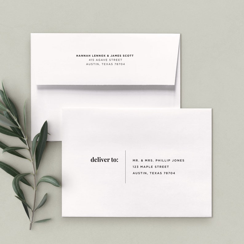 Bold Save the Date Minimalist Save the Date Printed Save the Date Save the Date Modern Save the Date