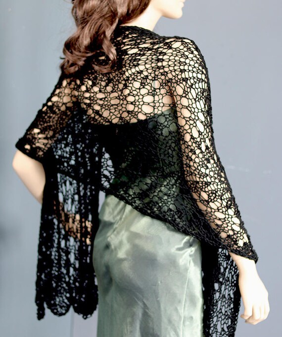 diamante evening shawl