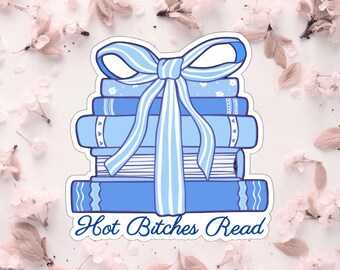 Pegatina de Coquette Book Lover: "Chicas atractivas leen" - Vinilo impermeable