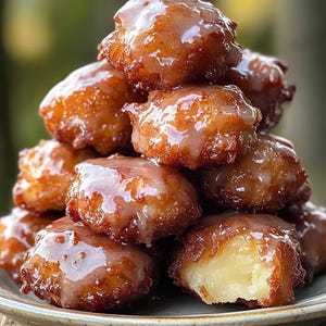 EASY RECIPE For Glazed Apple Fritter Bites Download