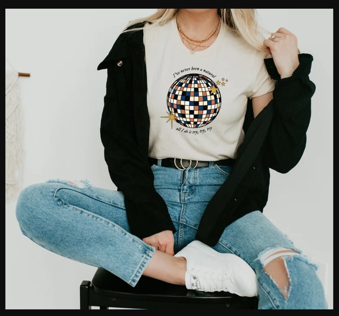 Mirrorball Shirt Taylor Swift Shirt Folklore Merch Etsy