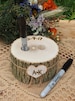 Wood Pen Holder, Guest Book, Wedding Table, Wedding Pen Holder, Rustic Country Wedding 