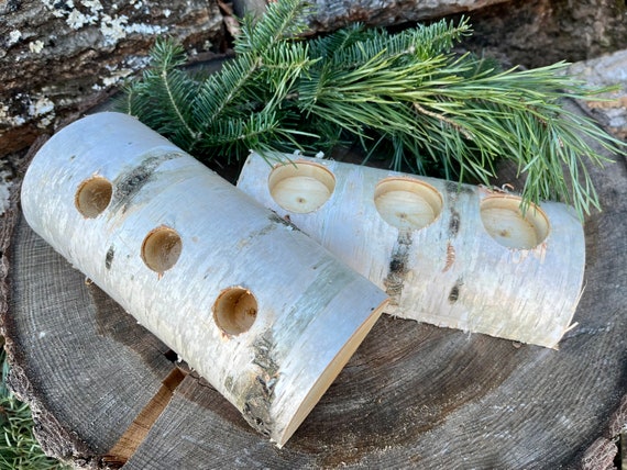 Birch log holder new arrivals