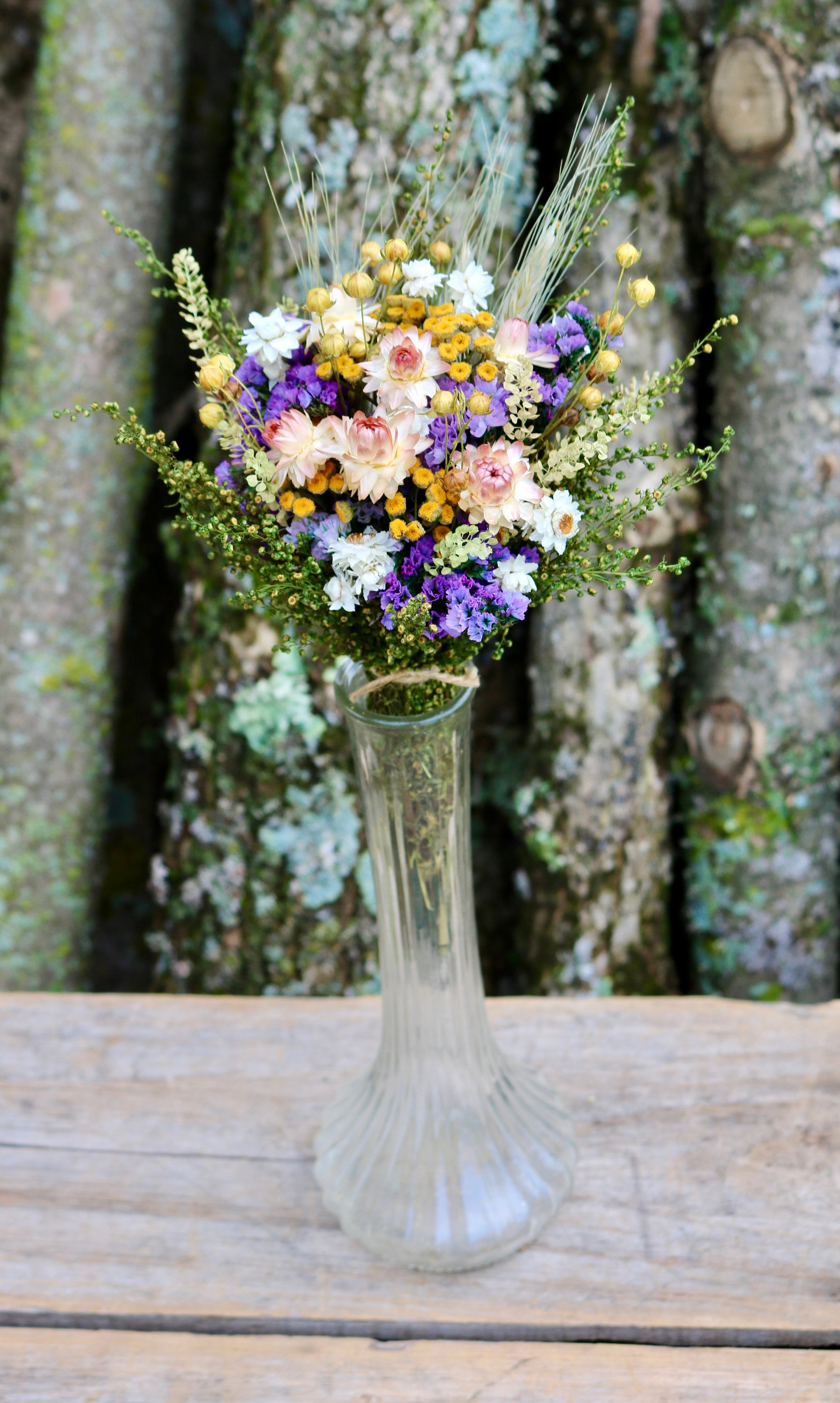 How To Make Mini Dried Flower Bouquets – Adored Vintage