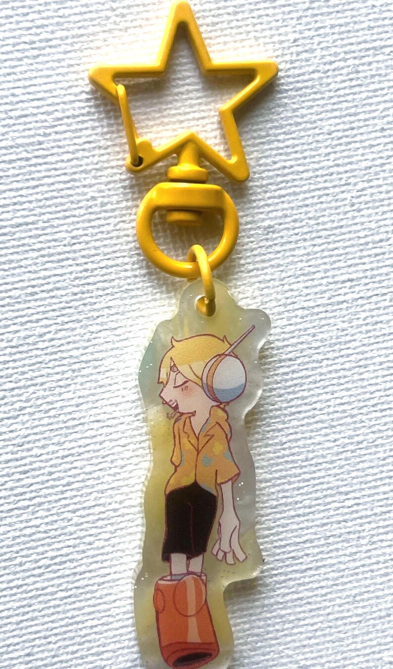 One Piece Egghead keychain charms(Luffy, Nami, Zoro, Sanji) image 3