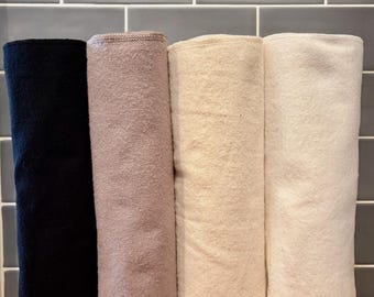 Reusable Paperless Towels, Neutral Elegance Set of 10, Cotton Flannel