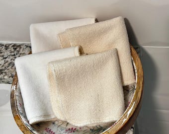 Bamboo Washcloth, Facial Towels - Dual Texture for Exfoliation, Makeup Removers, Sustainable