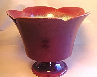 An Early 20th Century Blown Jadite Glass Double Lipped Bowl Z25