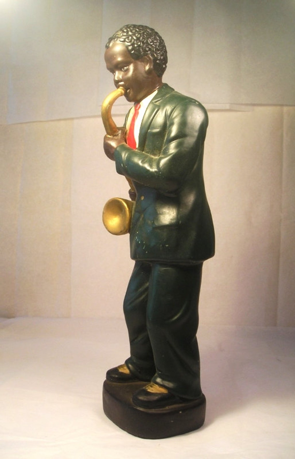 Black Jazz Musician Hand Painted Pottery Figurine F135 - Etsy Australia
