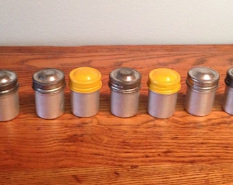 Vintage Flim Aluminum Canisters lot of 7