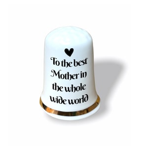BN Personalised Wedding, Anniversary, Birthday, Memorial Double Sided Thimble, Message Thimble