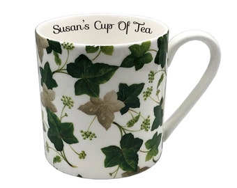 BN Personalised Large Maple & Ivy Chintz Pint Mug