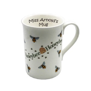 Boxed Personalised  Honeybee China Mug