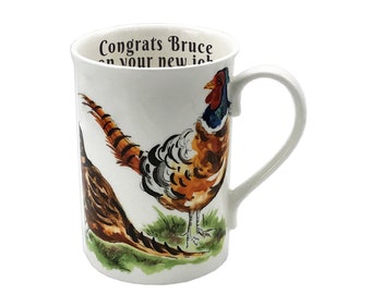1 Game Bird SNIPE Fine Bone China Mug cup