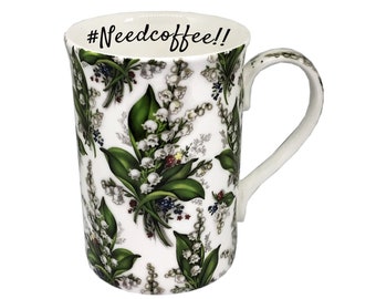 Tazza in porcellana chintz personalizzata Lily in stile vintage