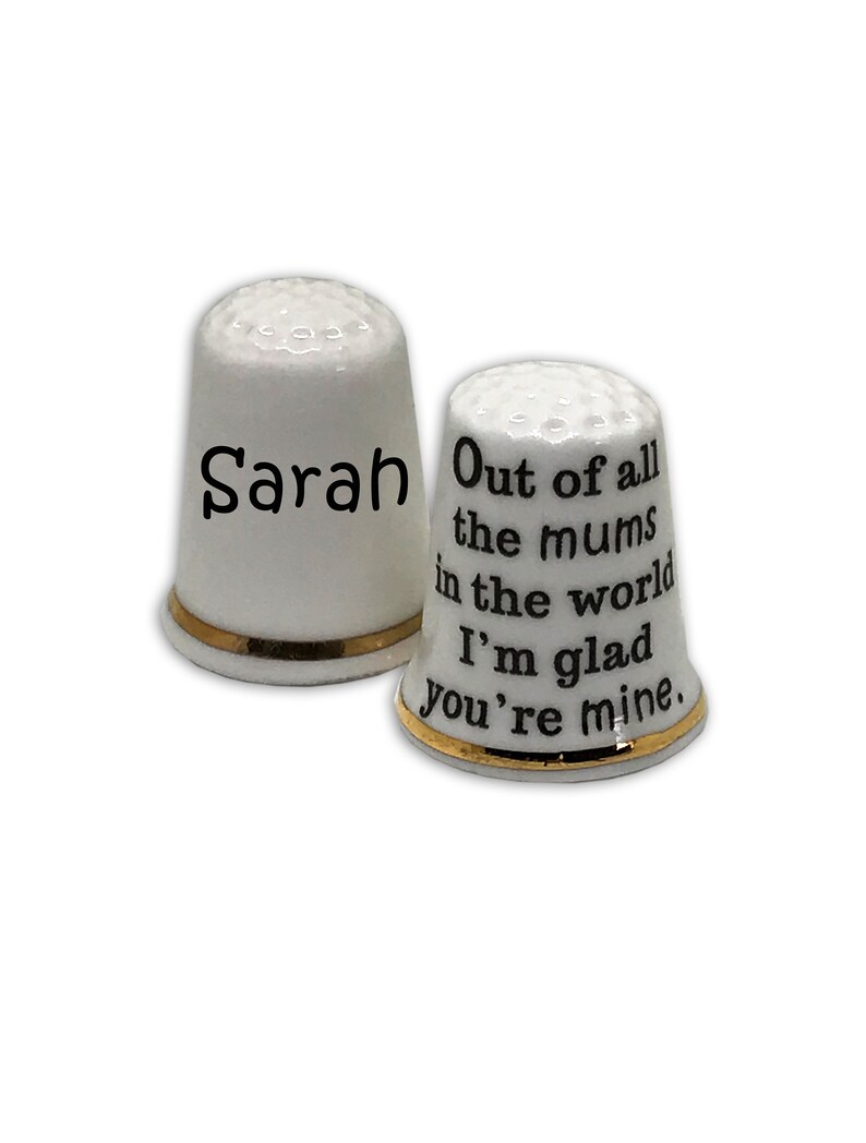 Collectibles Out Of All The Mums In The World Personalised Thimble I M Glad You Re Mine Bn Personalised Fine Bone China Mum Thimble With Display Case Art Collectibles Collectibles Out Of All The Mums In The World Personalised Thimble I M Glad You Re Mine Bn Personalised Fine Bone China Mum Thimble With Display Case Art Collectibles