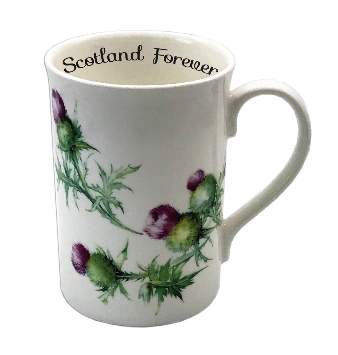 Boxed Personalised Scottish Thistle Mug Gift for Mum Dad Etsy