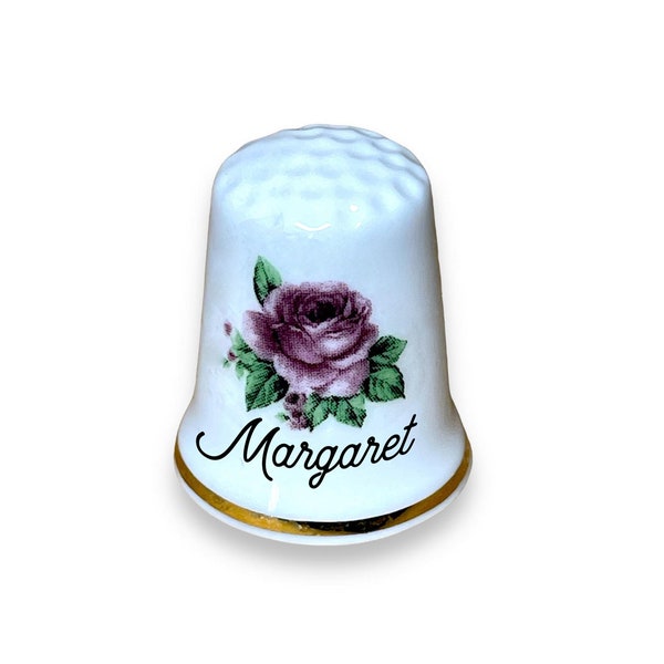Personalised Fine Bone China Name and Message Thimble
