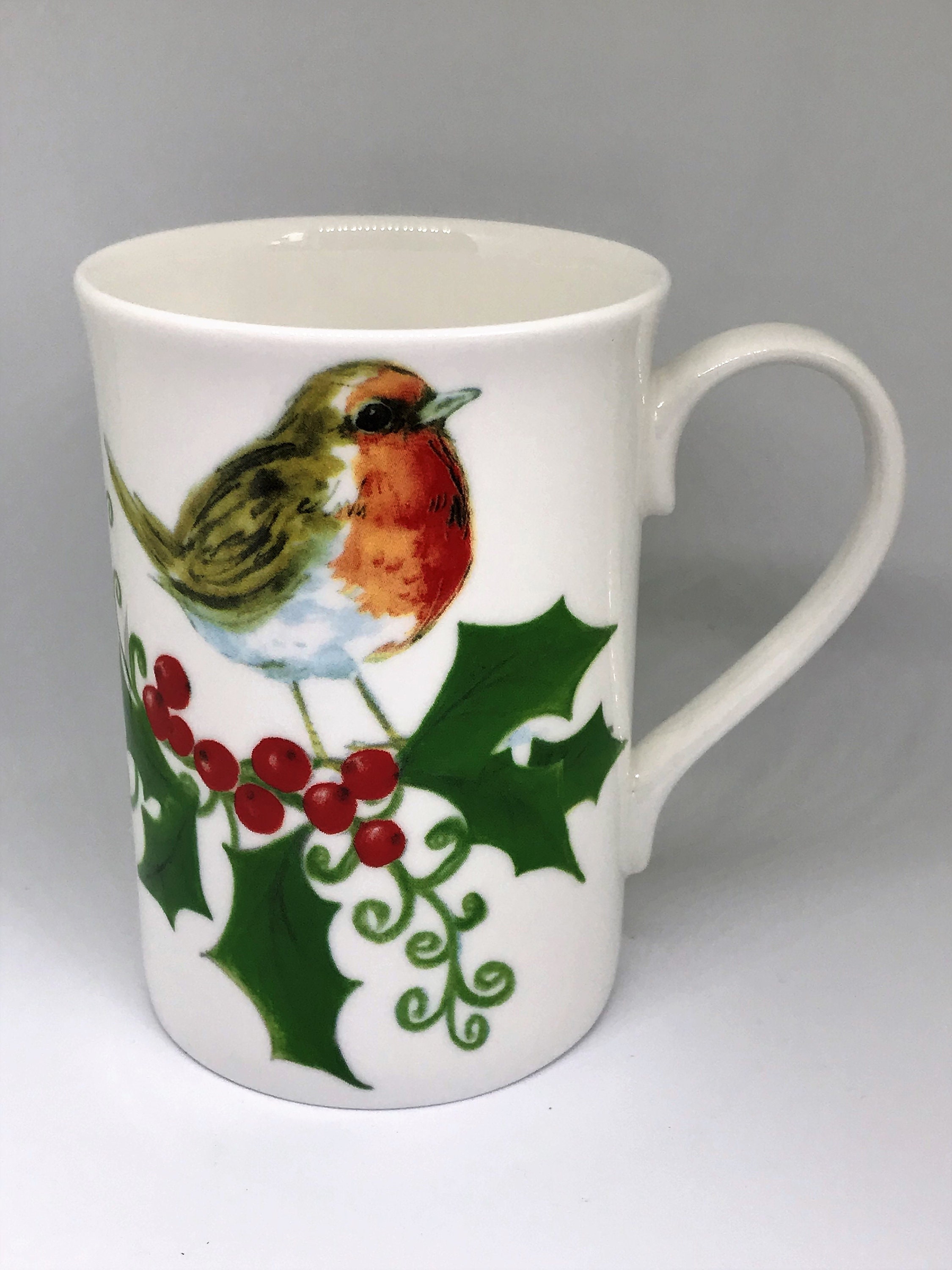 Vintage St George Fine Bone China Made in England Christmas Mug