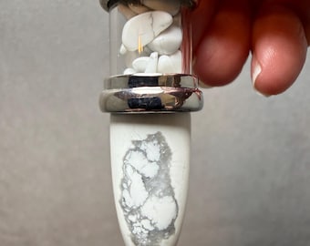 Large Howlite Pendulum / Pendant